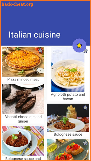 Italian cuisine Recipes! Free! screenshot