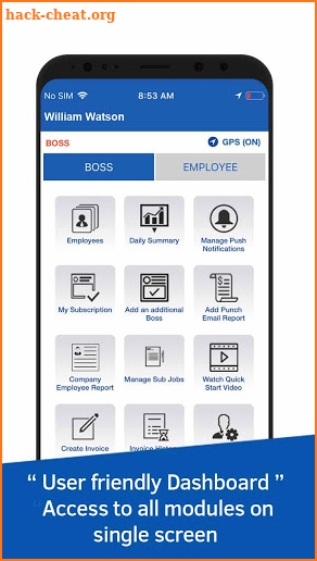 iTimePunch Plus Employee Work Hours & Time Tracker screenshot