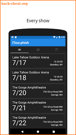 iTour.phish screenshot