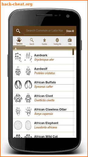 iTrack Africa screenshot