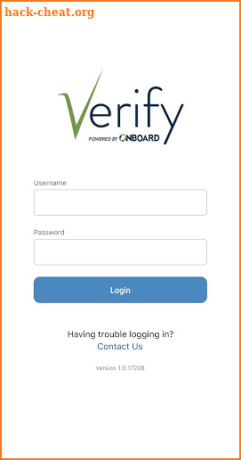 ITS OnBoard Verify screenshot