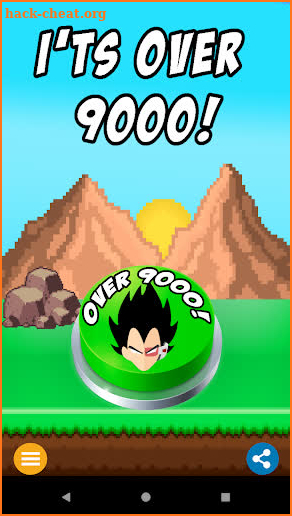 It's Over 9000 Button KI screenshot