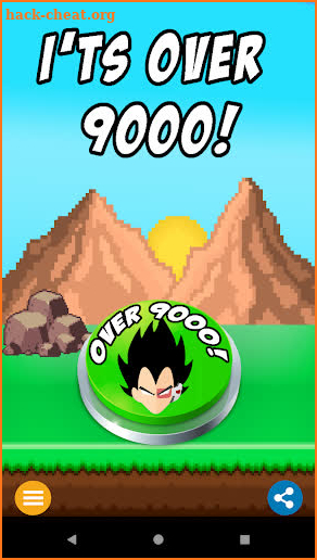 It's Over 9000 Button KI screenshot