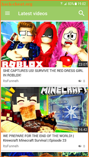 ItsFunneh Roblox video screenshot