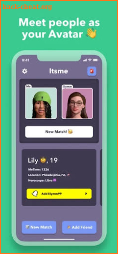 Itsme - Meet Friends AS Your Avatar Tips screenshot