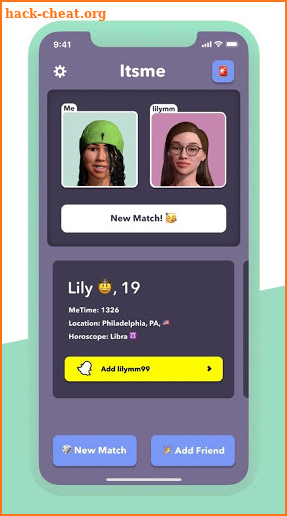 Itsme - Meet Friends AS Your Avatar Tips screenshot