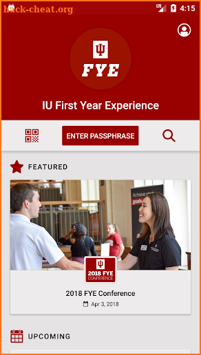 IU First Year Experience screenshot