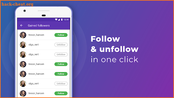 iUnfollowed: followers & unfollowers for Instagram screenshot