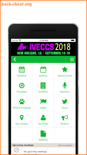 IVECCS 2018 screenshot