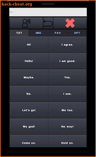 Ivez AAC Speech Assistant screenshot