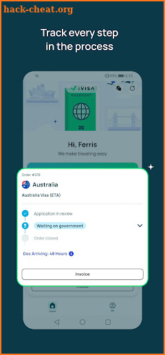 iVisa: eVisa, ETA, NZeTA, Visa screenshot