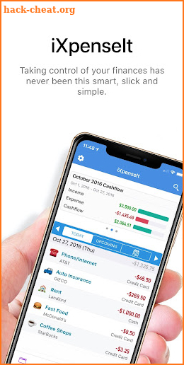 iXpenseIt Pro: expense, cashflow, budget tracking screenshot