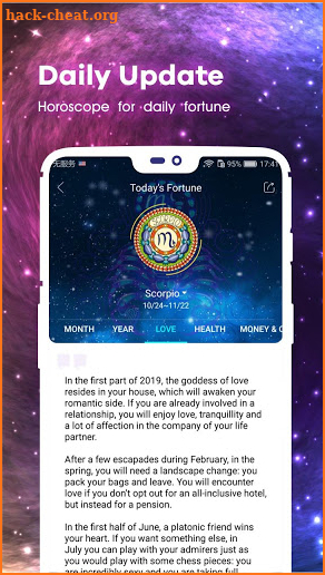 iZodiac - Daily Horoscope, Palmistry, AI Face Scan screenshot