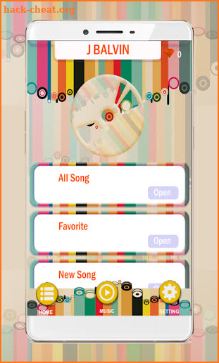 J BALVIN Piano Tiles screenshot