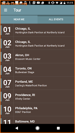 Jack Johnson Official Tour App screenshot