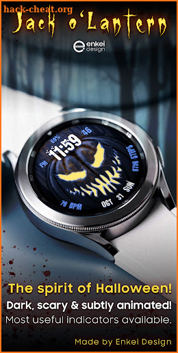 Jack o'Lantern - watch face screenshot