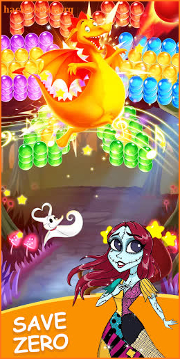 Jack Skellington Pop it - Bubble Shooter game 2022 screenshot