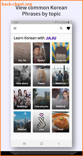 JAJU - Learn Korean with Videos screenshot