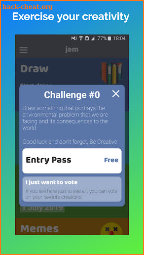 Jam - Art Challenges and Creativity 🎨 screenshot