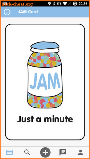 JAM Card screenshot