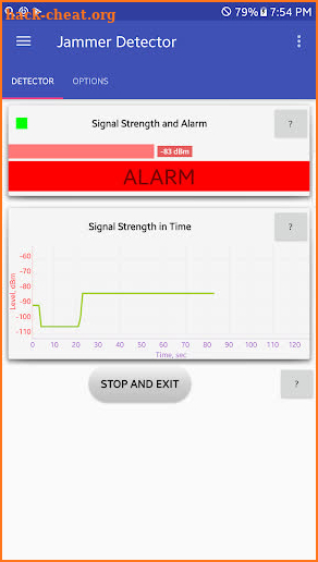 Jammer Detector screenshot