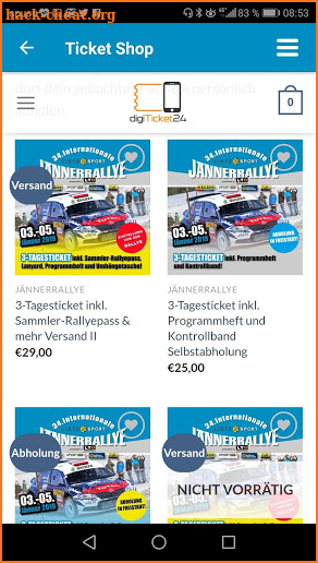 Jännerrallye – Die App zur Rallye screenshot