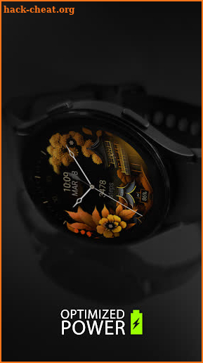 Japan Floral watch face screenshot