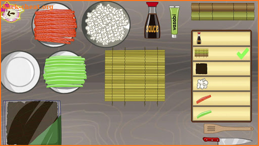 Japanese party: Sushi cooking screenshot