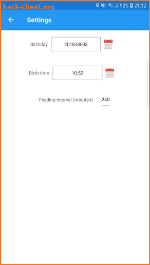 Jason - Baby feeding tracker screenshot