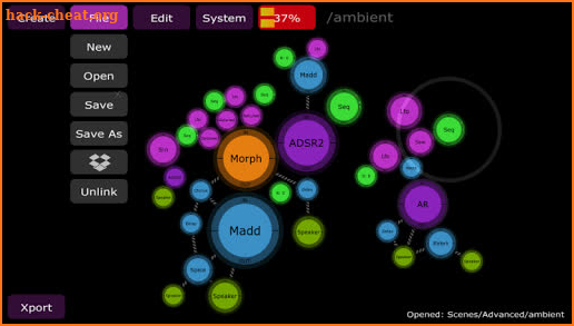 Jasuto modular synthesizer screenshot