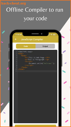 JavaScript screenshot