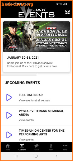 JaxEvents screenshot