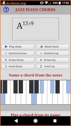 Jazz Piano Chords screenshot