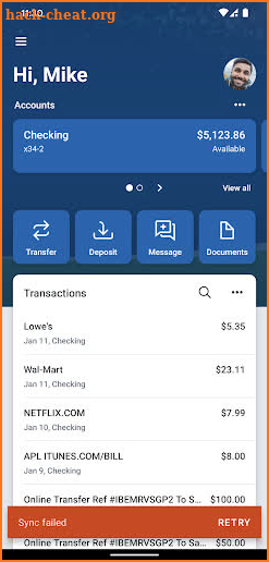 JBT Digital Banking screenshot