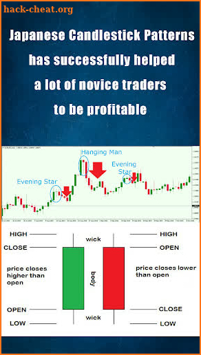 JCP japanese candlestick patterns screenshot