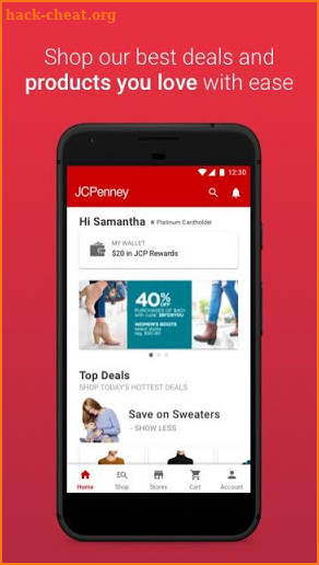 JCPenney screenshot