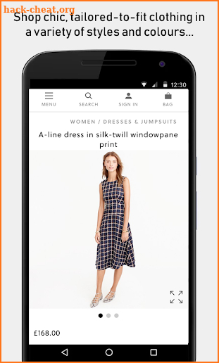 JCrew Fashion screenshot