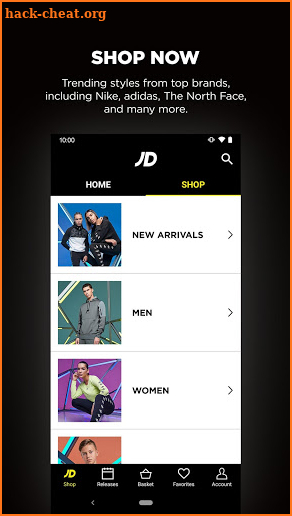 JD Sports screenshot