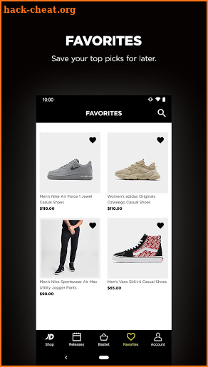 JD Sports screenshot