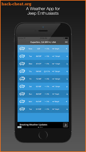 Jeep Weather screenshot