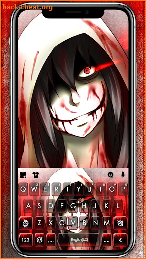 Jeff The Killer Keyboard Theme screenshot