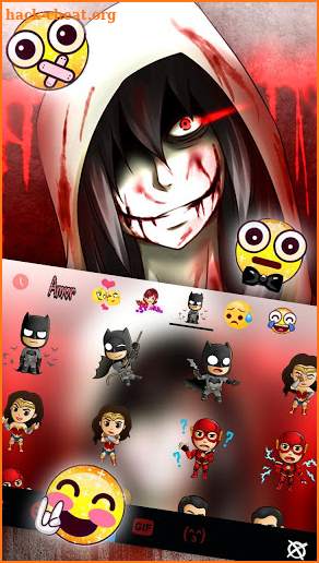 Jeff The Killer Keyboard Theme screenshot