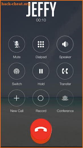 Jeffy fake call screenshot