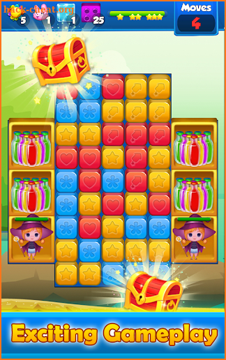 Jelly Crush - Toon Cube Match screenshot