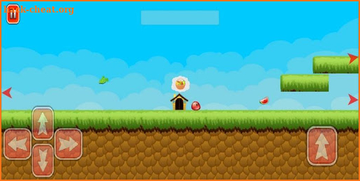 Jelly Escape on Fruit Land Platform Game screenshot