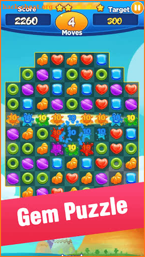 Jelly World Match - Classic Match3 game screenshot