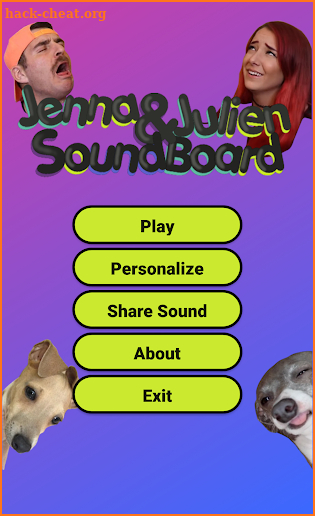 Jenna & Julien Soundboard screenshot