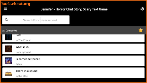 Jennifer - Horror Chat Story, Scary Text Game screenshot