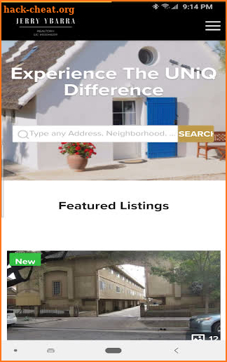 Jerry Ybarra REALTOR screenshot