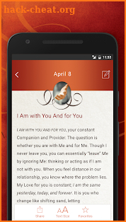 Jesus Calling screenshot